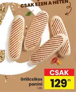 Spar Grillcsíkos panini ajánlat