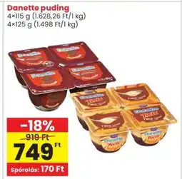 Spar DANETTE Puding ajánlat