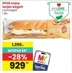Spar SPAR enjoy. tarjás bagett ajánlat