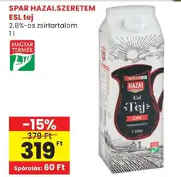 Spar SPAR HAZAI.SZERETEM ESL tej ajánlat