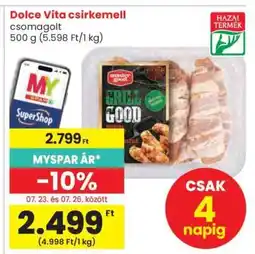 Spar Dolce Vita csirkemell ajánlat