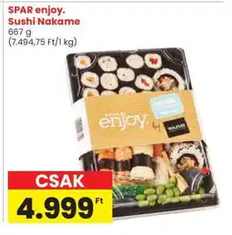 Spar SPAR enjoy. Sushi Nakame ajánlat