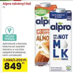 Spar Alpro növényi ital ajánlat