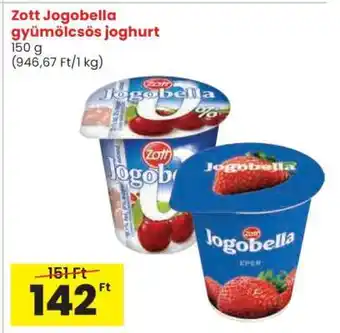 Spar Zott Jogobella gyümölcsös joghurt ajánlat