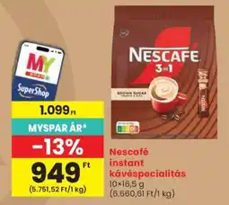 Spar Nescafé instant kávéspecialitás ajánlat