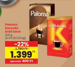 Spar Paloma, Karaván őrölt kávé ajánlat