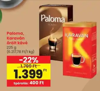 Spar Paloma, Karaván őrölt kávé ajánlat