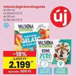 Spar Valsoia jégkrémválogatás ajánlat