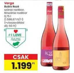 Spar Varga Bubis Rozé ajánlat