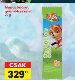 Spar Mancs őrjárat gyümölcsszelet ajánlat