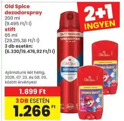 Spar Old Spice dezodorspray ajánlat