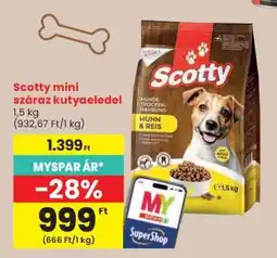 Spar Scotty Mini száraz kutyaeledel ajánlat