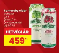 Spar SOMERSBY Cider ajánlat