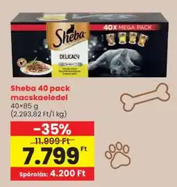Spar Sheba 40 pack macskaeledel ajánlat