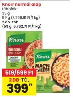 Spar Knorr Normál Alap ajánlat