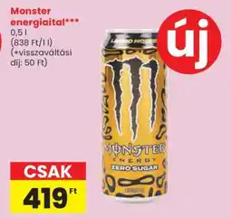 Spar MONSTER Energiaital ajánlat