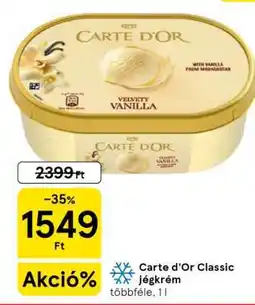 Tesco Carte d'Or Classic jégkrém ajánlat
