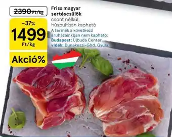 Tesco Friss magyar sertéscsülök ajánlat