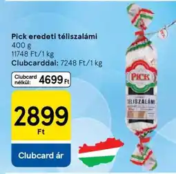 Tesco PICK Eredeti téliszalámi ajánlat