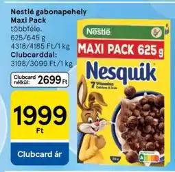 Tesco Nestlé gabonapehely Maxi Pack ajánlat