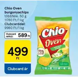 Tesco Chio Oven burgonyachips ajánlat