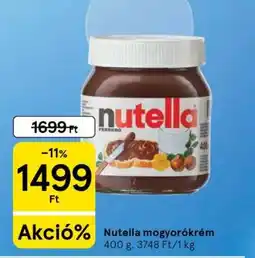 Tesco Nutella mogyorókrém ajánlat