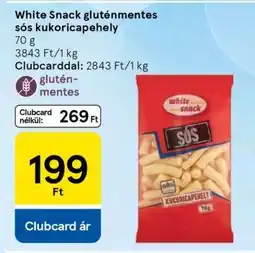 Tesco White Snack gluténmentes sós kukoricapehely ajánlat