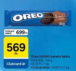Tesco Oreo töltött kakaós keksz ajánlat