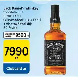 Tesco JACK DANIEL'S Whiskey ajánlat