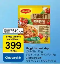 Tesco Maggi Instant alap ajánlat