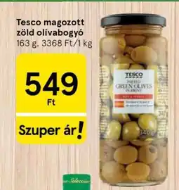 Tesco Tesco magozott zöld olívabogyó ajánlat