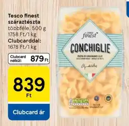 Tesco Tesco finest száraz tészta ajánlat