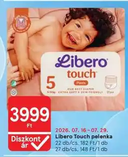Tesco Libero Touch pelenka ajánlat