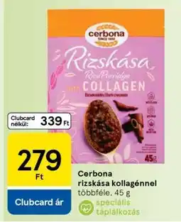 Tesco Cerbona Rizskása Kollagénnel ajánlat