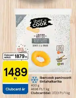 Tesco Ibercook panírozott tintahalkarika ajánlat