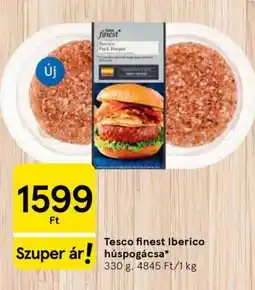 Tesco Tesco finest Iberico húspogácsa ajánlat