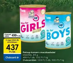 Tesco Petsup konzerv macskaeledel ajánlat