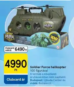 Tesco Soldier Force helikopter ajánlat