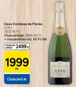 Tesco Cava Condesa de Flores ajánlat