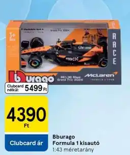 Tesco Bburago Formula 1 kisautó ajánlat