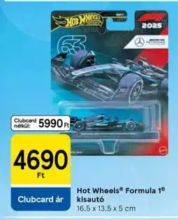 Tesco Hot Wheels Formula 1 kisautó ajánlat