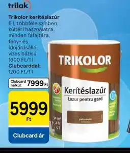 Tesco Trikolor kerítéslazúr ajánlat