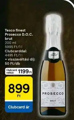 Tesco Tesco finest Prosecco D.O.C. brut ajánlat