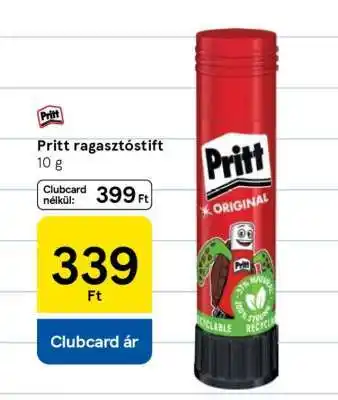 Tesco PRITT RAGASZTÓSTIFT ajánlat
