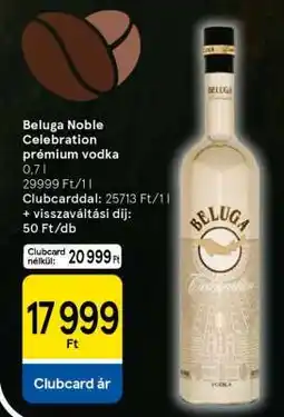 Tesco Beluga Noble Celebration prémium vodka ajánlat