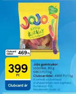 Tesco JOJO GUMICUKOR ajánlat