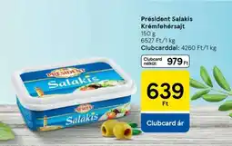 Tesco Président Salakis Krémfehérsajt ajánlat