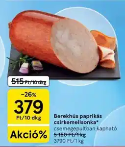 Tesco Berekhús paprikás csirkemellsonka ajánlat