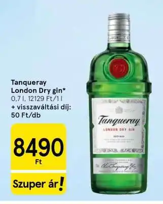 Tesco Tanqueray London Dry Gin ajánlat