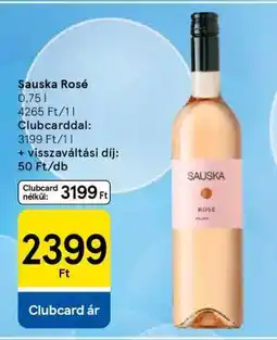 Tesco Sauska Rosé ajánlat